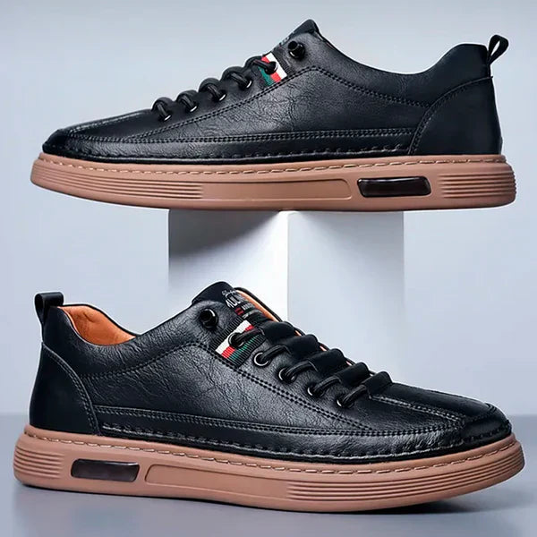 LEVE 2 PAGUE 1 - Tênis Ortopédico Italiano de Couro Legitimo