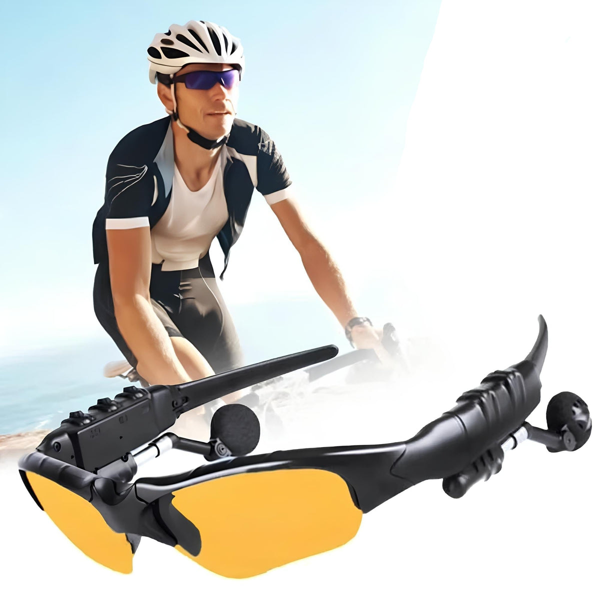 Óculos Polarizado Bluetooth  | 2 Em 1 Com Som Estéreo