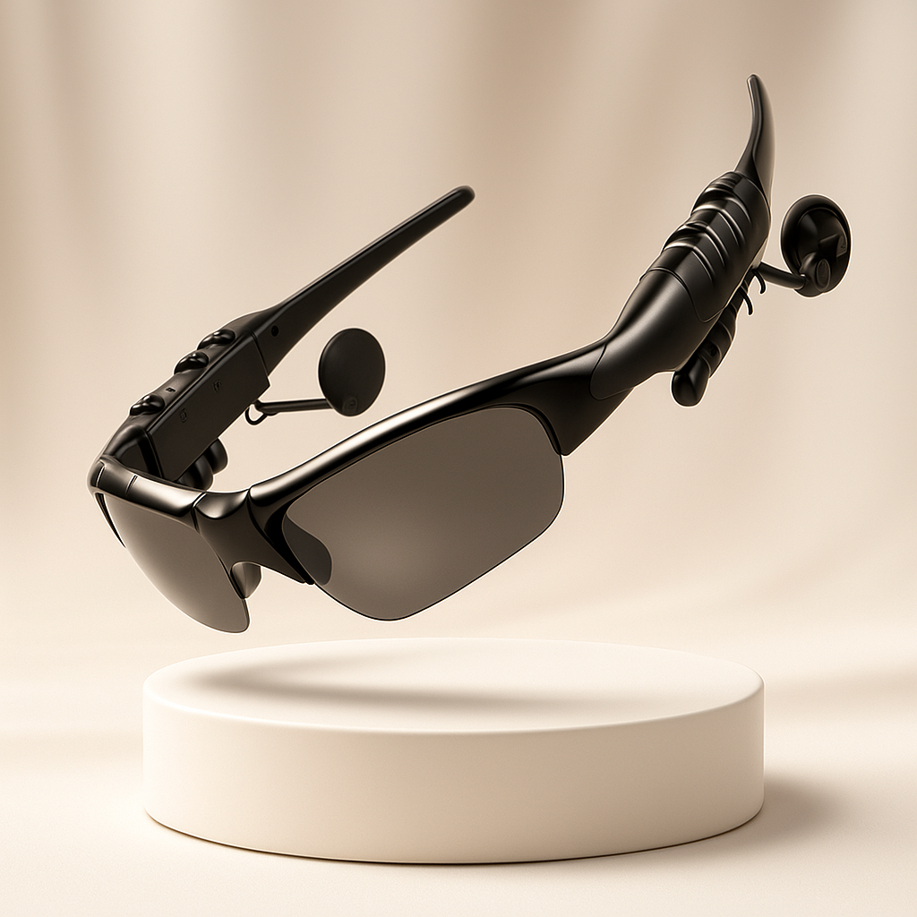 Óculos Polarizado Bluetooth  | 2 Em 1 Com Som Estéreo