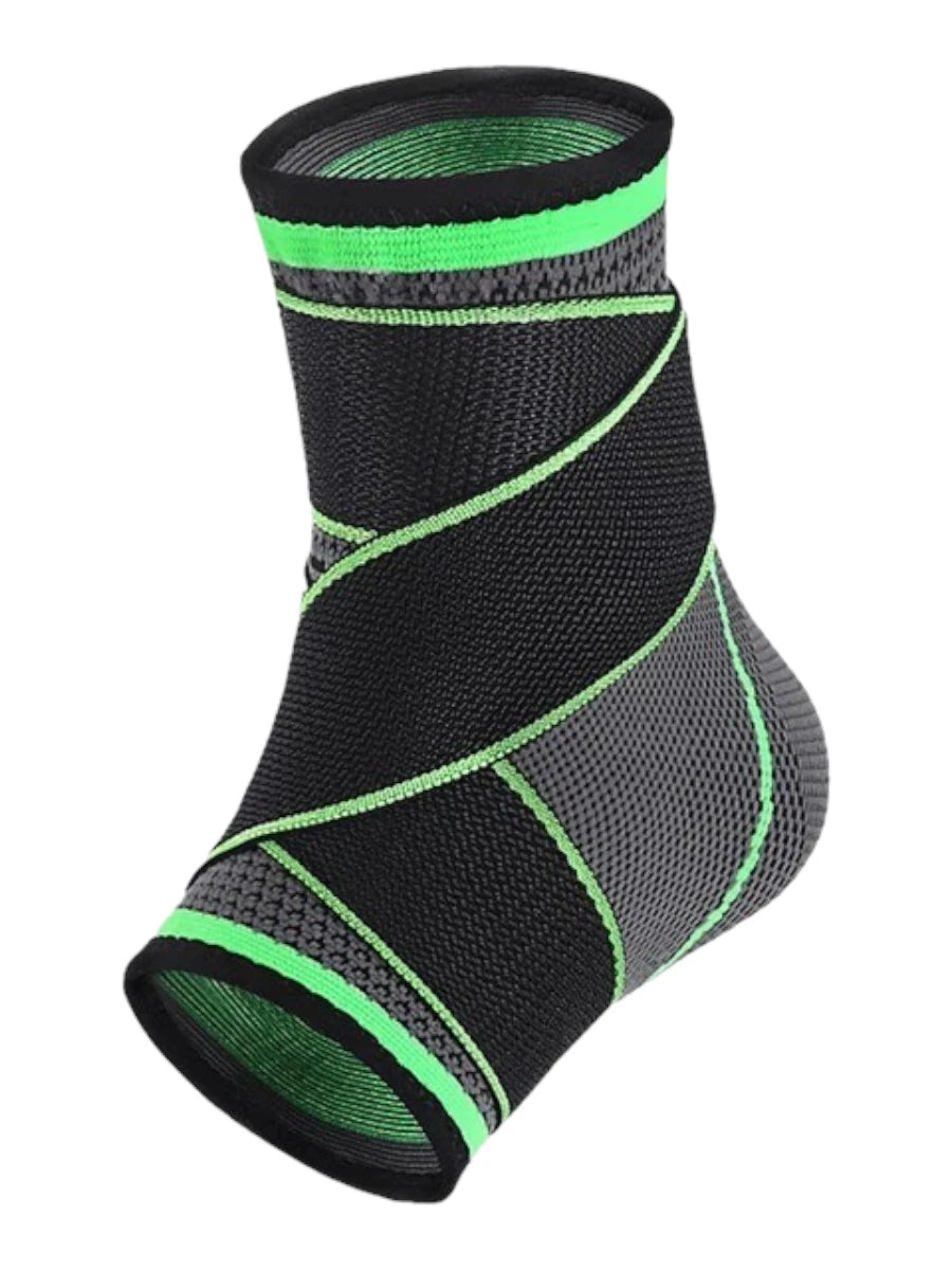 Kit 2 Tornozeleiras De Compressão Anti-Derrapante Ortopédica Ajustável