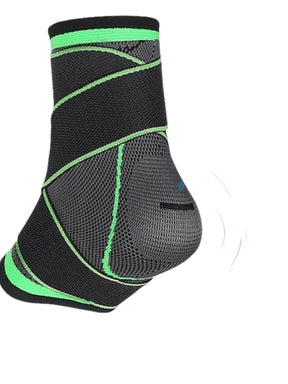 Kit 2 Tornozeleiras De Compressão Anti-Derrapante Ortopédica Ajustável