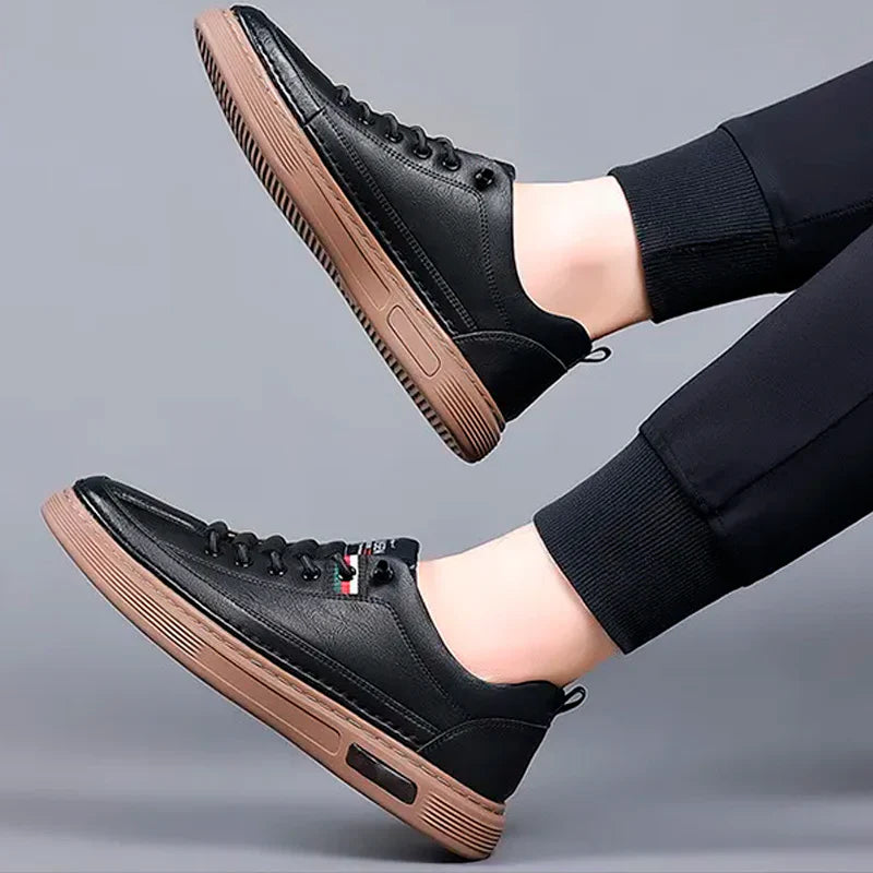 LEVE 2 PAGUE 1 - Tênis Ortopédico Italiano de Couro Legitimo