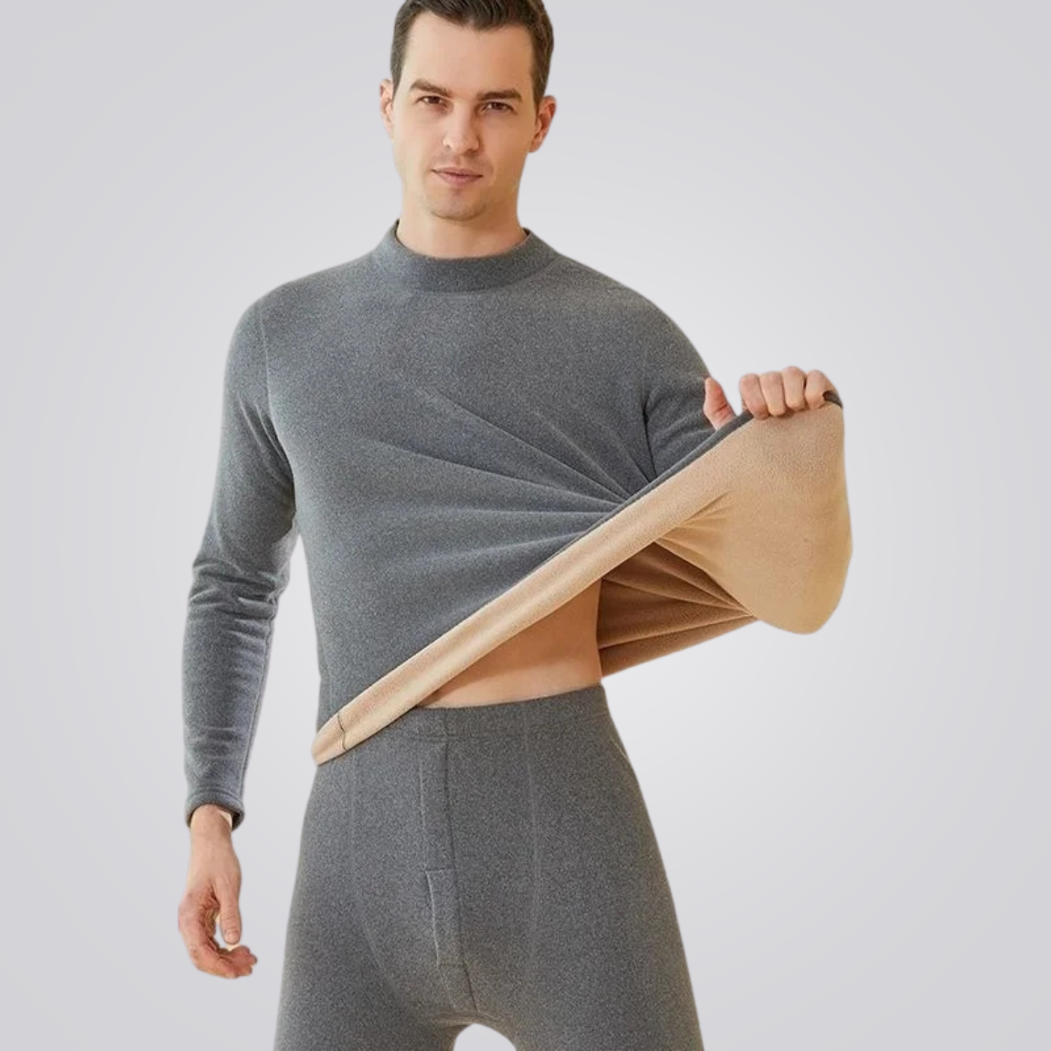 Conjunto Térmico Masculino Interno de Lã Yavo