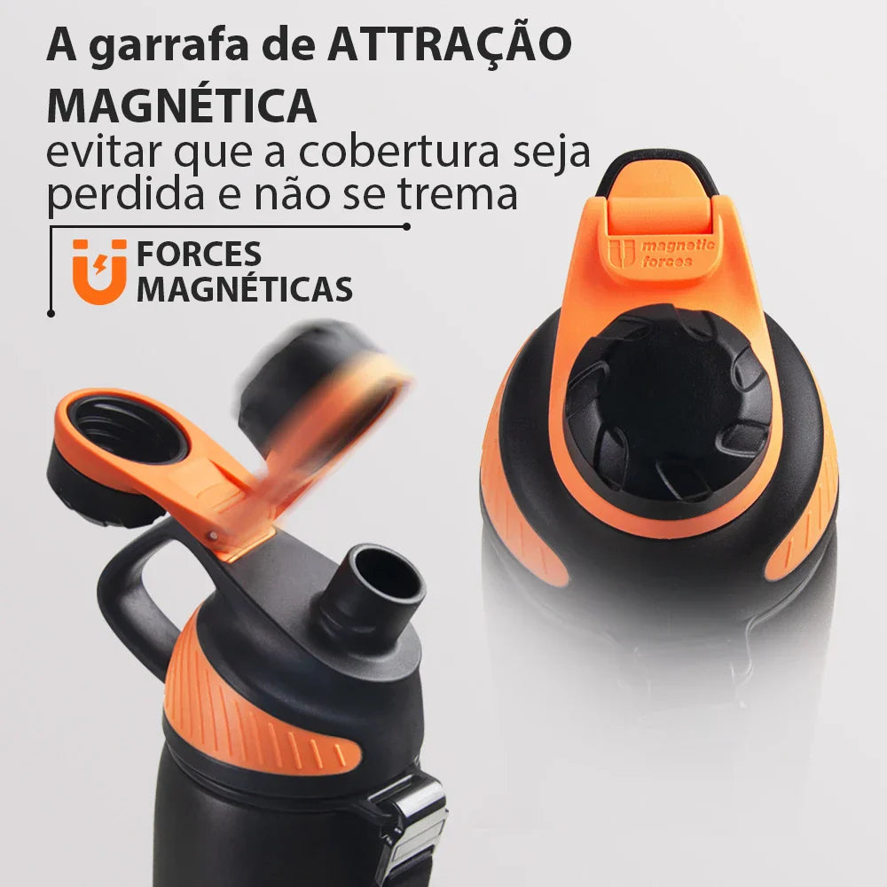 Garrafa Térmica De Água 1000ml Com Tampa Magnética