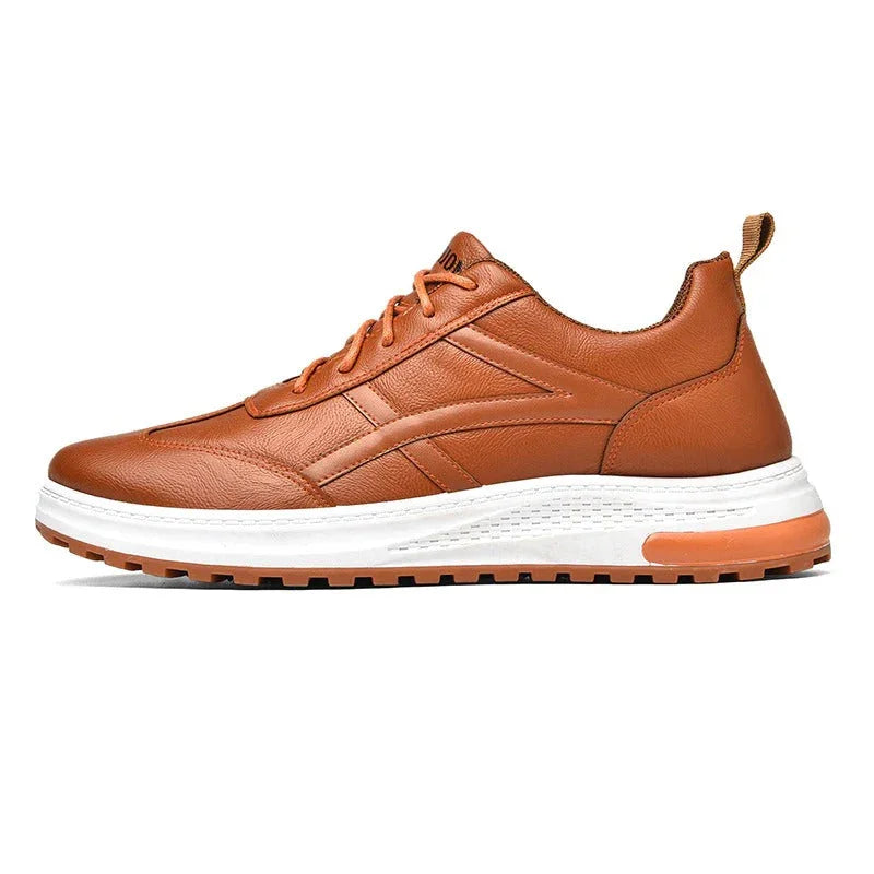 Tênis Masculino de Couro - Leather Up