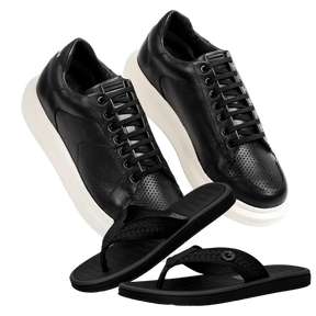 Kit Ferracini Sapatênis Ortopédico + Chinelo Massageador [Envio Nacional]